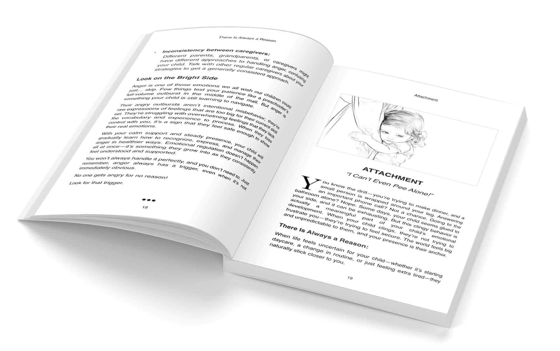 Image of There Is Alway a Reason spread open to show inside pages